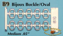 Rio Rondo Bijoux (1:18) B9s - Etched Buckles (silvery)