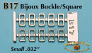 Rio Rondo Bijoux (1:18) B17s - Etched Buckles (silvery)