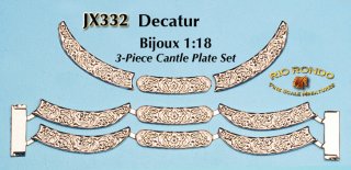 Rio Rondo Bijoux  (1:18) JX332s - Cantle Plate Decatur (silvery)