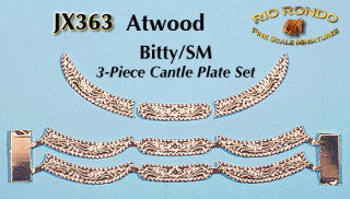 Rio Rondo Bitty Bijoux (1:32) JX363s - Cantle Plate Atwood (silberfarben)