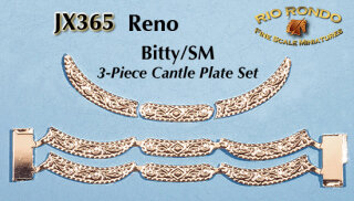 Rio Rondo Bitty Bijoux (1:32) JX365s - Cantle Plate Reno (silvery)