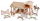Papo 80313 - Isiplay cardboard Ponyclub Set (with 2 horses and riders without other animals)