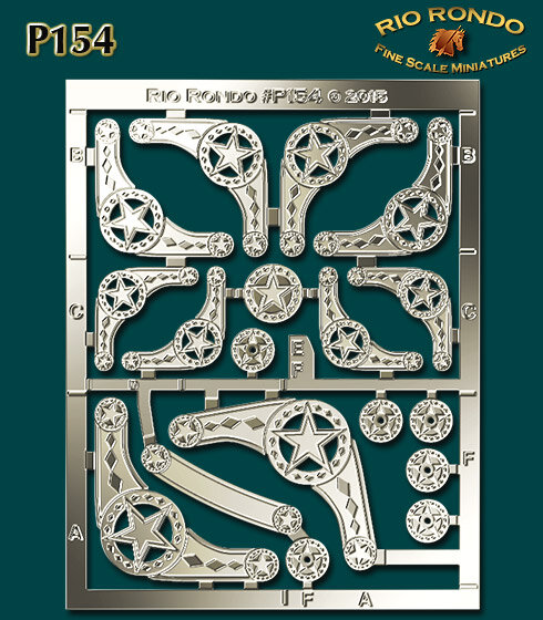 Rio Rondo Traditional (1:9) P154 - Etched Metal Corner & Accessories ...