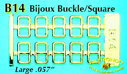 Rio Rondo Bijoux (1:18) B14g - Etched Buckles (golden) - Modellpferde ...