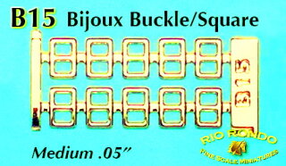 Rio Rondo Bijoux (1:18) B17g - Schnallen Set geätzt (goldfarben)