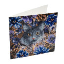 Craft Buddy CCK-A4 - Crystal Card Kit Cat and Flowers