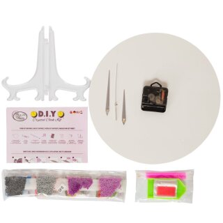 Craft Buddy CLK-S1 - Crystal Uhr Kit - Watery Moon
