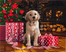 Craft Buddy CAK-A78 - Framed Crystal Art Kit - Labrador Puppy