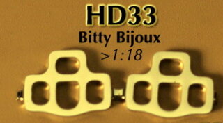 Rio Rondo Bitty Bijoux (1:32) HD3310g - Halfterringe 3 Ösen  - goldfarben