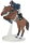 Papo 51562 - Springpferd mit Reiterin