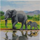 Craft Buddy CCK-A51 - Crystal Card Kit Elephants