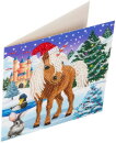 Craft Buddy CCK-XM37 - Crystal Card Kit Winter Horse