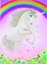 Craft Buddy CCKXL-3 - XL Crystal Card Kit Unicorn Rainbow