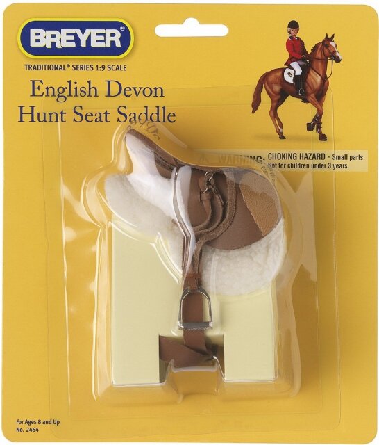 2464 1:9 Breyer Traditional ohne Pferd Devon Englischer Jagdsattel 