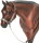 Breyer Traditional (1:9) 2490 - Western Stock Show Halter with Lead (without horse)