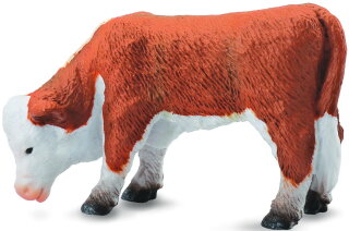CollectA 88242 - Hereford Kalb grasend