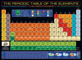 eurographics 6000-1001 - The Periodic Table of the Elements (Puzzle with 1000 pieces)
