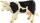 Bullyland 62609 - Cow Fanny (black / white)