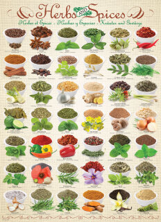 eurographics 6000-0598 - Herbs and Spices (Puzzle with 1000 pieces)