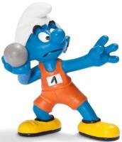 Schleich 20742 - Smurf Shotputter