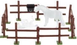 Bullyland 62227 - Horse fence 4 pcs with trough