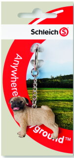 Schleich 82885 - Pug with key chain