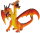Bullyland 75598 - Drache mit 2 Köpfen (orange)