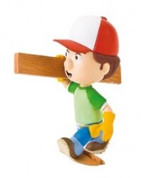* Bullyland 12752 - Handy Manny mit Brett